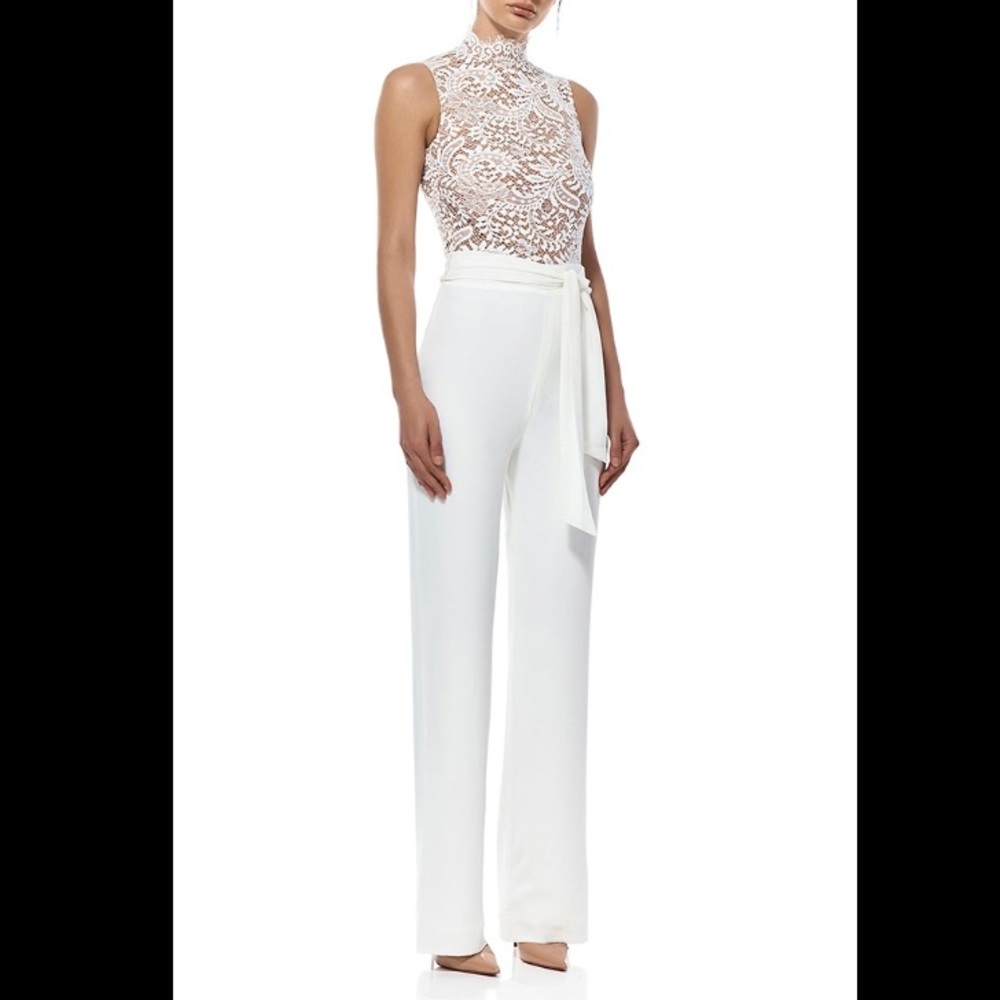 MISHA Josie Ivory Jumpsuit